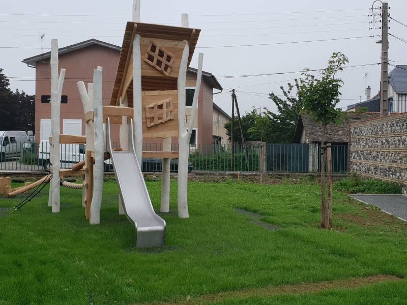 Réalisation d'une aire de jeux pour enfant en extérieur Le Havre